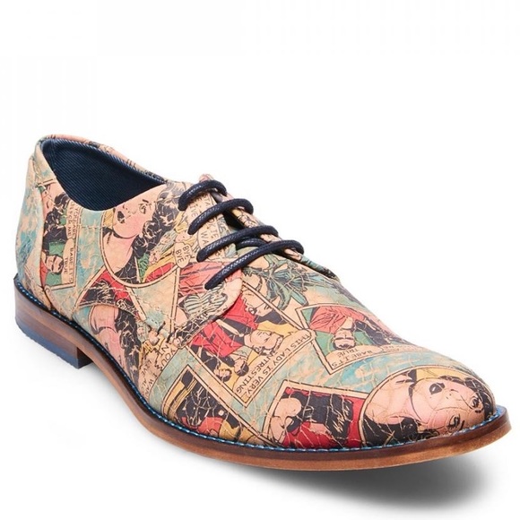 Steve Madden Other - Steve Madden Limited Edition Loki comic book print lace up Oxford shoes, size 9